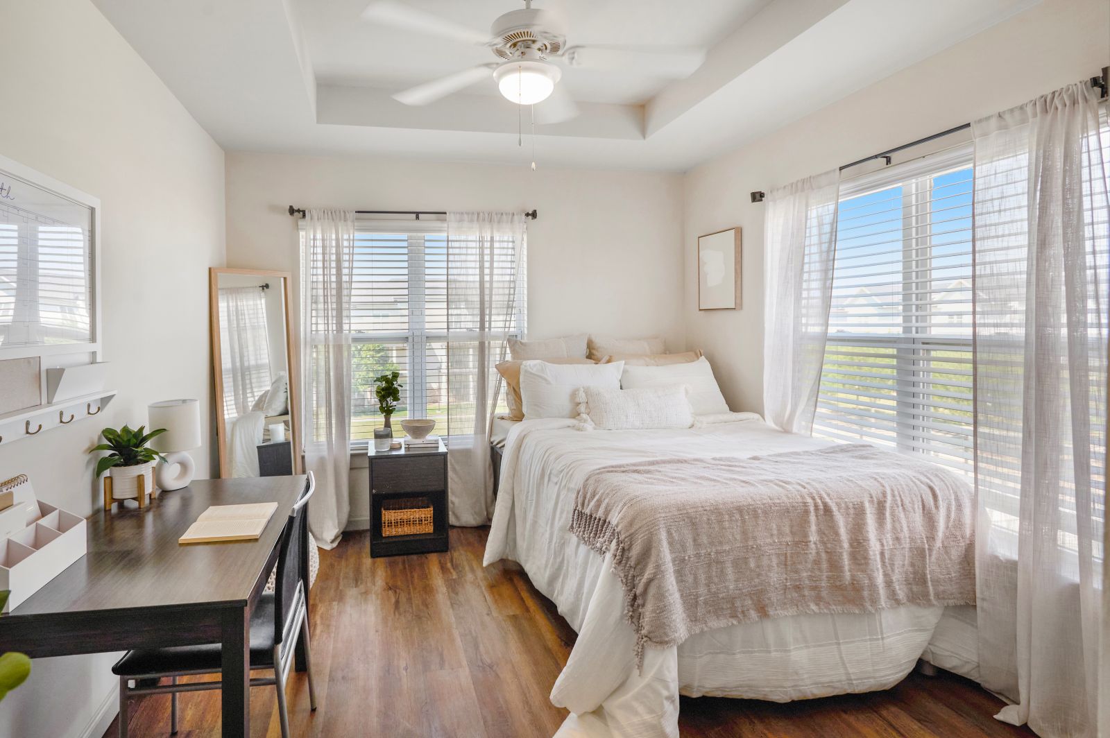 Cozy and bright bedroom